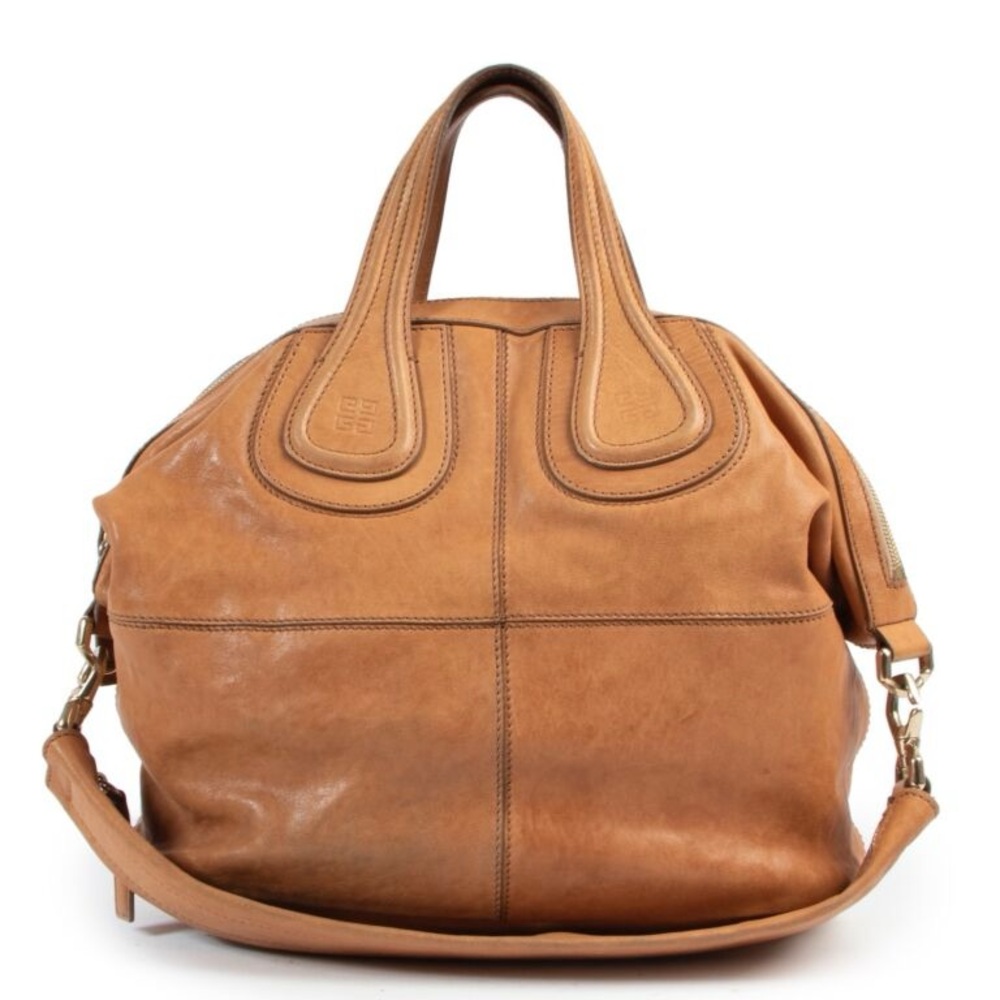 Givenchy Tan Leather Shoulder Bag